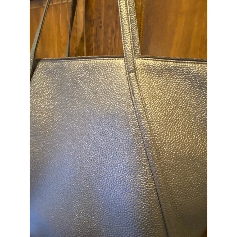Everyday Pretty Gray Textured HUGE Shoulder‎ Bag for Work Laptop Activewear Baby